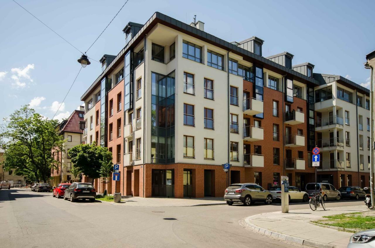 Central Kazimierz Apartment With Balcony Krakow Luaran gambar